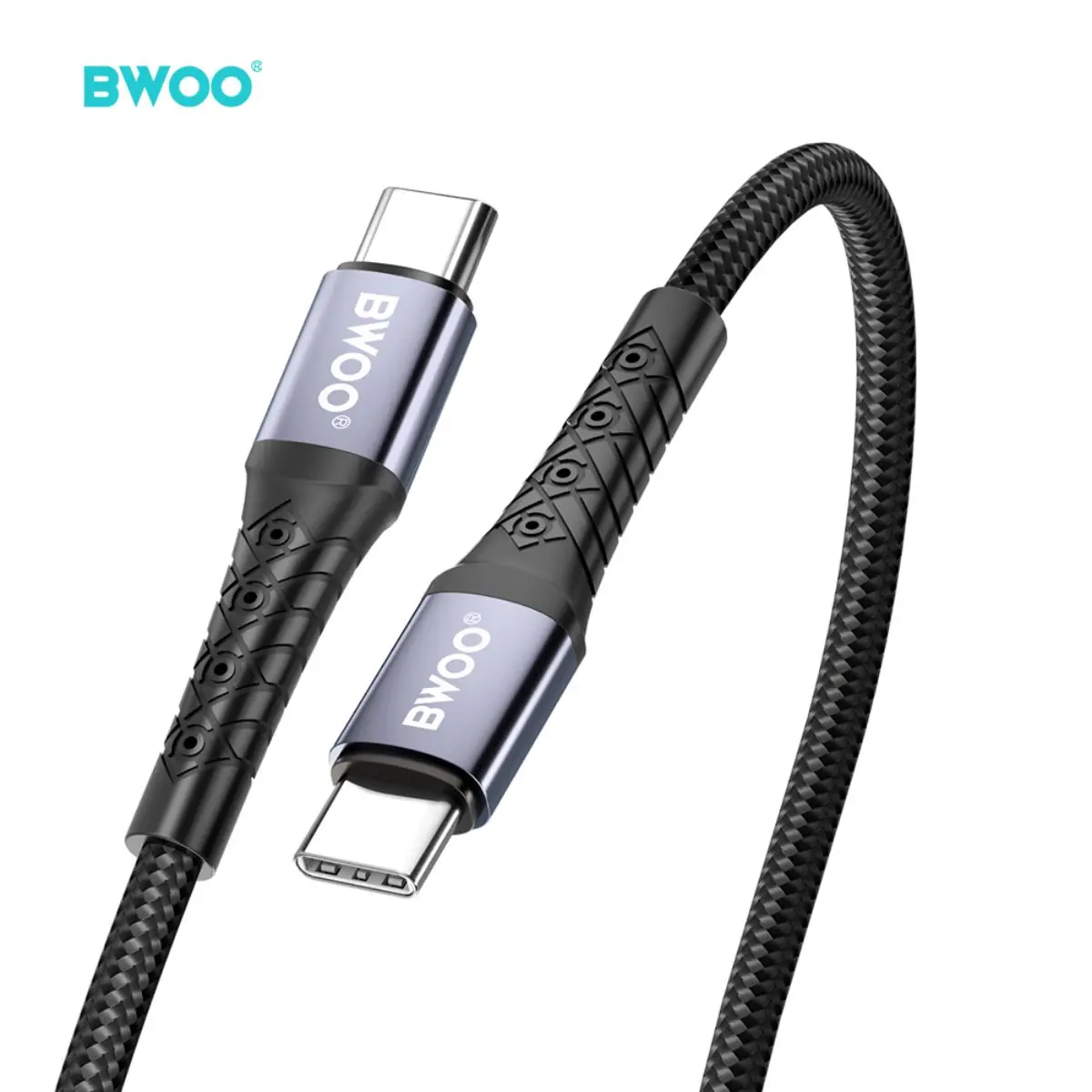 BWOO USB C to C Cable 1M Braided 60 W - view 5